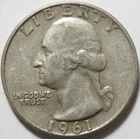 1961-D Washington Quarter - 90% Silver - #11305-72