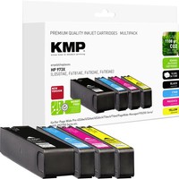 KMP Druckerpatrone Ersetzt HP HP 973X Kompatibel Kombi-Pack Schwarz, Cyan,