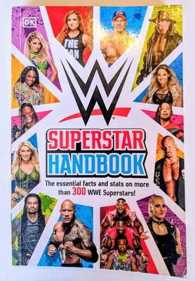 WWE Superstar Handbook Book Guide Wrestling Stats Facts 300+ Superstars DK books