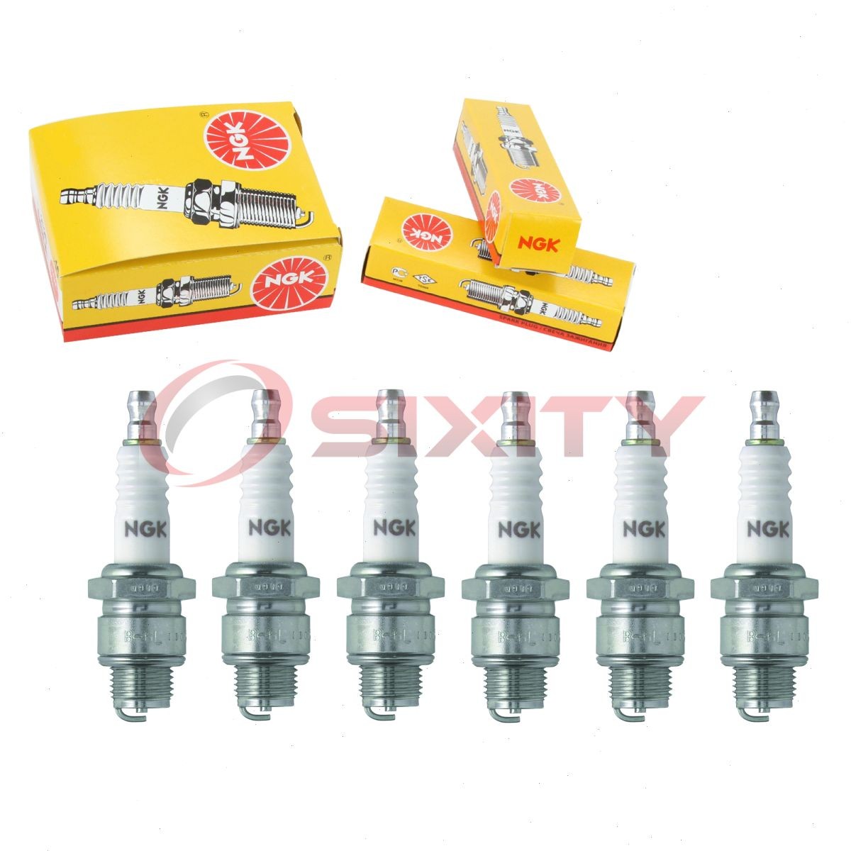 6 pc NGK 3112 B-4L Standard Spark Plugs for Z4JC Z4C W14L RH18Y R45LS H11 tn