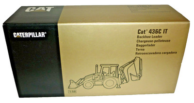 NZG Sondermodell 429 Baggerlader Caterpillar Cat 436C IT 1:50 OVP Excavator