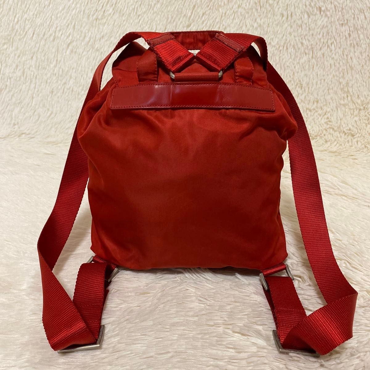 PRADA nylon backpack triangular logo Tessuto Vela… - image 6