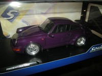 1:18 Solido Porsche 911 Typ 964 Turbo Violet Blue 1990 In Ovp