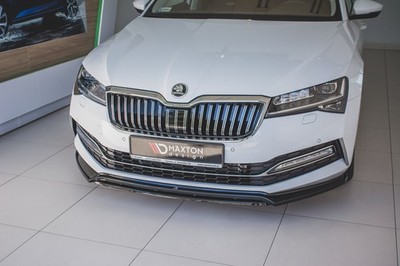 Maxton Design Frontlippe V.3 passend für Skoda Superb Liftback / Combi Mk3 FL sc