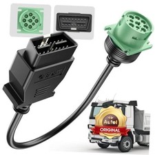 Original OBD2 Male to 9pin J1939 Female Adapter Cable OBDII to Green J1939,