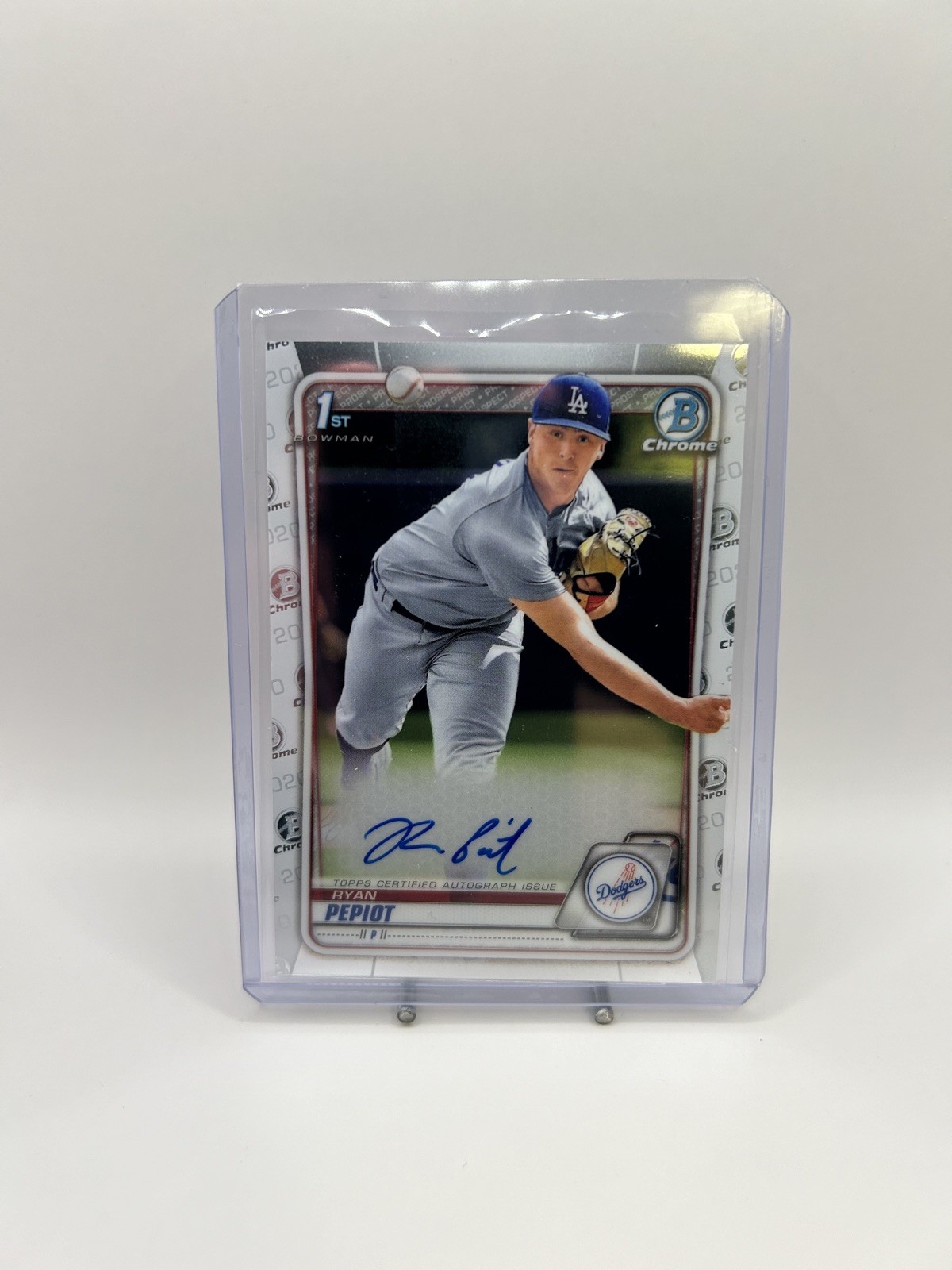 2020 BOWMAN CHROME 1st BOWMAN RYAN PEPIOT AUTO #CPA-RPE