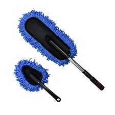 2 PCS Microfiber Car Duster, Scratch Free Auto Exterior Interior Large Dustin...