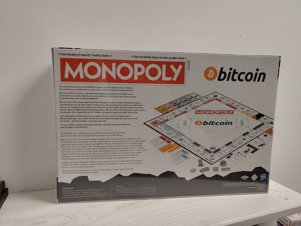 Monopoly ₿itcoin Edition Limitiert auf 3000stk  GER/ENG Version! - Bild 2 von 4