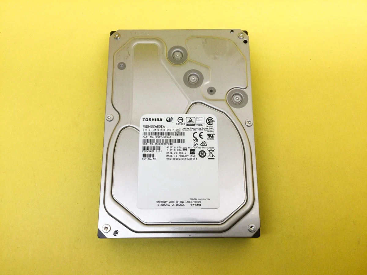 Toshiba 3.5 in Form Factor Internal Hard Disk Drives 6 TB Storage