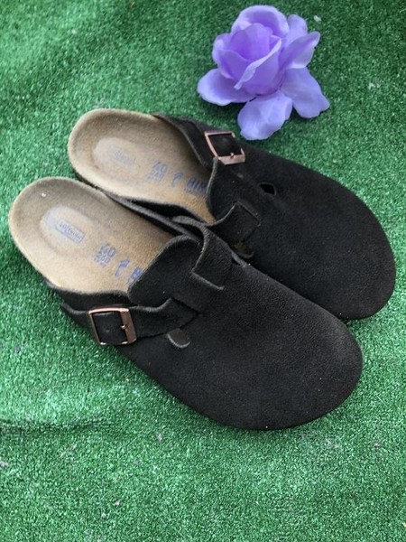 Damen Birkenstock Boston Braun Wildleder 40