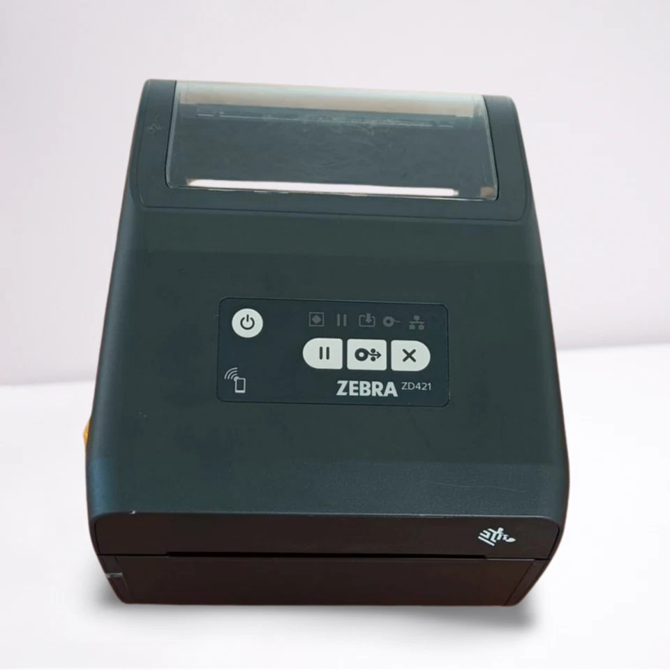 Zebra ZD421d Thermodrucker LAN USB Bluetooth – Etikettendrucker – Gebraucht - Bild 3 von 4