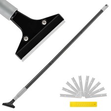 4 Inch Razor Blade Floor Scraper 36 Inch Long Handle Heavy Duty Tool