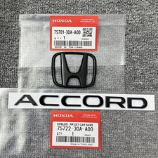 Trunk Black Car Name Emblem For Honda Accord 2023-2025 Prime Sport Touring Badge