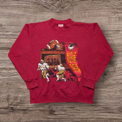 Sweat Rundhals Sweatshirt Vintage Muskatnuss NCAA Florida State Seminolen L 