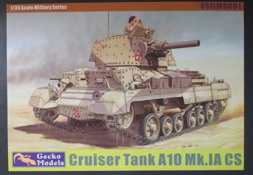 Gecko Models 1/35th Scale Cruiser Tank A10 - Box Art Pic from Kit No. 35GM0001