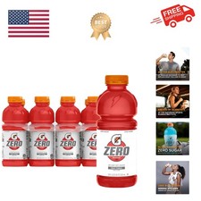 Thirst Quencher Zero Sugar Sports Drink, Fruit Punch, 20oz Bottles, 8 Pack, E...