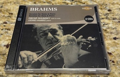 OSCAR SHUMSKY BRAHMS: SONATAS FOR VIOLIN & PIANO; SONATAS FOR VIOLA & PIANO NEW 