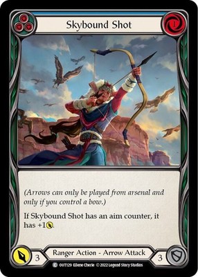 Skybound Shot (Blue) OUT129 Common Outsiders NM