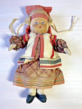 Vintage Soviet Union Stockinette Doll with label 11  