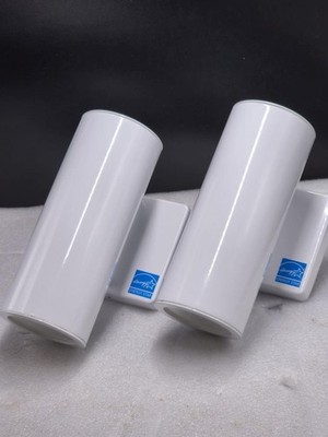PAIR 2 Progress Lighting 2-Light BRIGHT WHITE LED Outdoor Wall Mount Cylinder