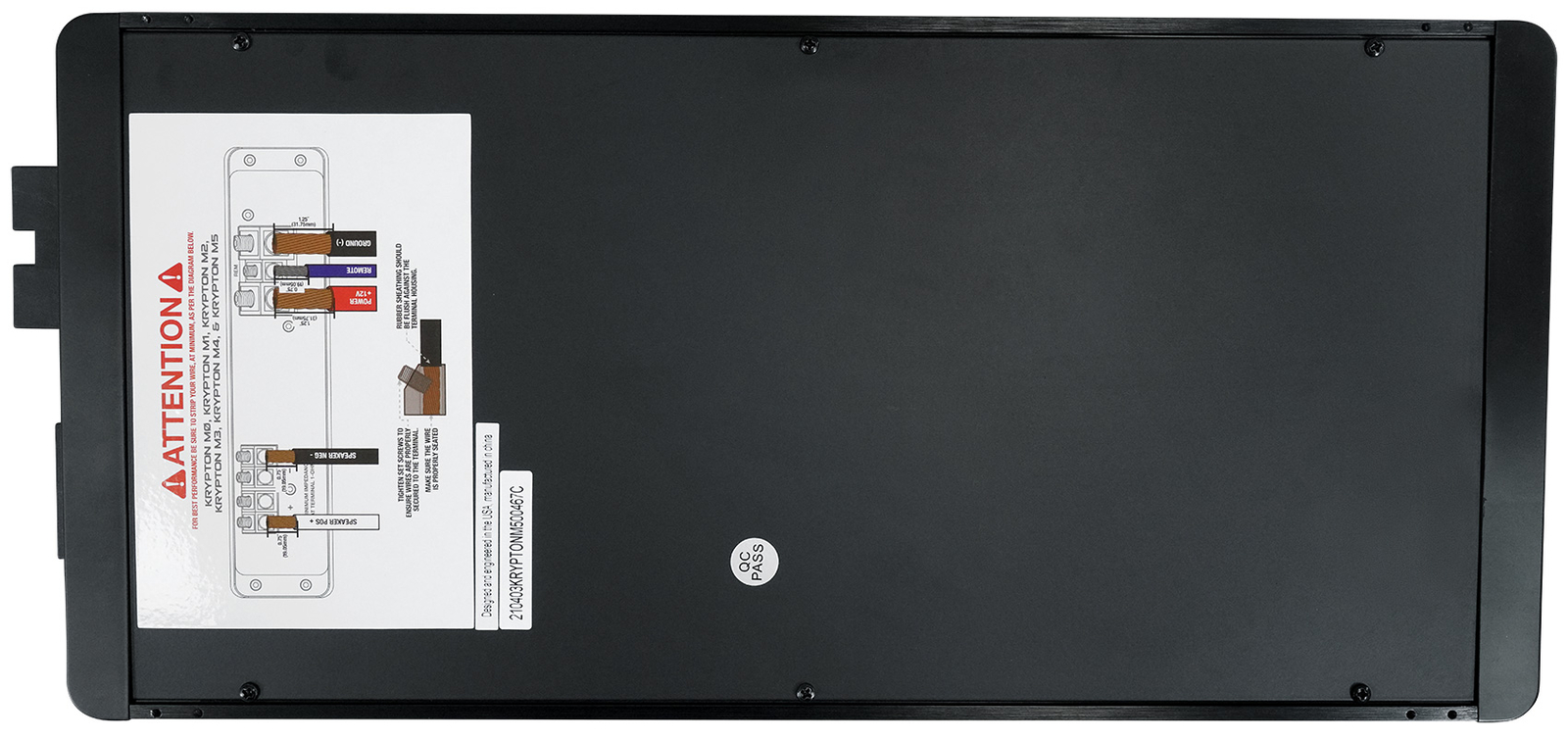 Rockville Krypton-M5 8000 Вт Пиковый 2000 Вт Среднеквадратичный Монофонический усилитель на 1 Ом Пульт дистанционного управления Комплект усилителей