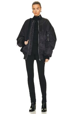 RAF SIMONS Turtleneck Jersey Bodysuit in Black Small New Womens