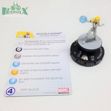 Heroclix Chaos War set Invisible Woman 102 Limited Edition figure w/card 
