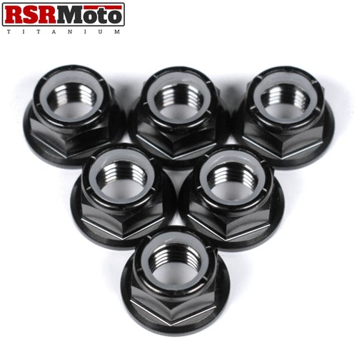 Kawasaki ZX10R (2004-2024) ZX10RR (2017-2024) Titanium Nyloc Sprocket Nuts