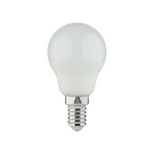 Diall E14 5.5W 500lm Frosted Mini globe Neutral white LED Light bulb, Pack of 3