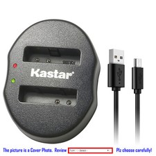 Kastar Battery Dual Charger for Ricoh DB-60 DB-65 Ricoh GR Digital IV Caplio R3