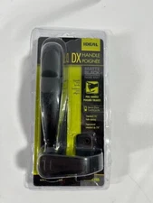 IDEAL SECURITY DX Pull Handle Set with Back Plate (Matte Black)