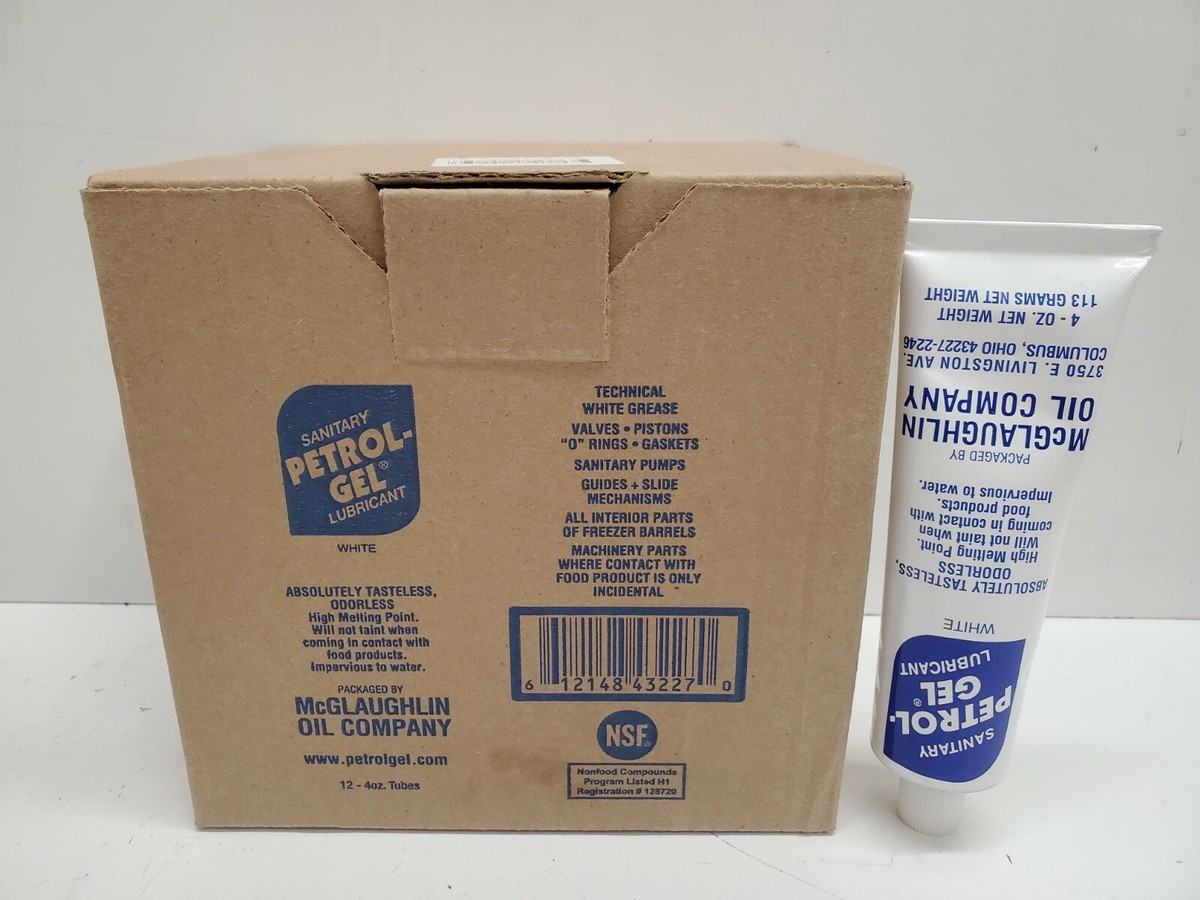 BOX OF (12) NOS! PETROL GEL 4OZ WHITE FOOD GRADE SANITARY PETROL GEL | eBay BOX OF (12) NOS! PETROL GEL 4OZ WHITE FOOD GRADE SANITARY PETROL GEL | eBay