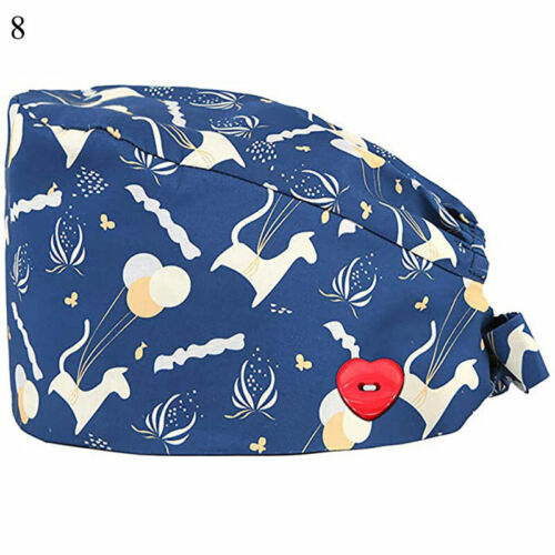 Unisex Nurse Doctor Hat Surgical Scrub Cap Medical Dentist Teeth Dental Cap UK - Picture 87 of 111