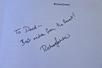 Richard James (Unmasked) – Space Precinct 2040 – Photo Dédicacée – Gerry Anderson
