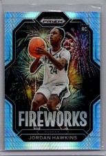2023 Panini Prizm Draft Picks #5 Jordan Hawkins Fireworks Silver
