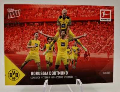   Bundesliga TOPPS NOW   Haaland - Two Goals and Assist - RED /99 #24  2021   UK