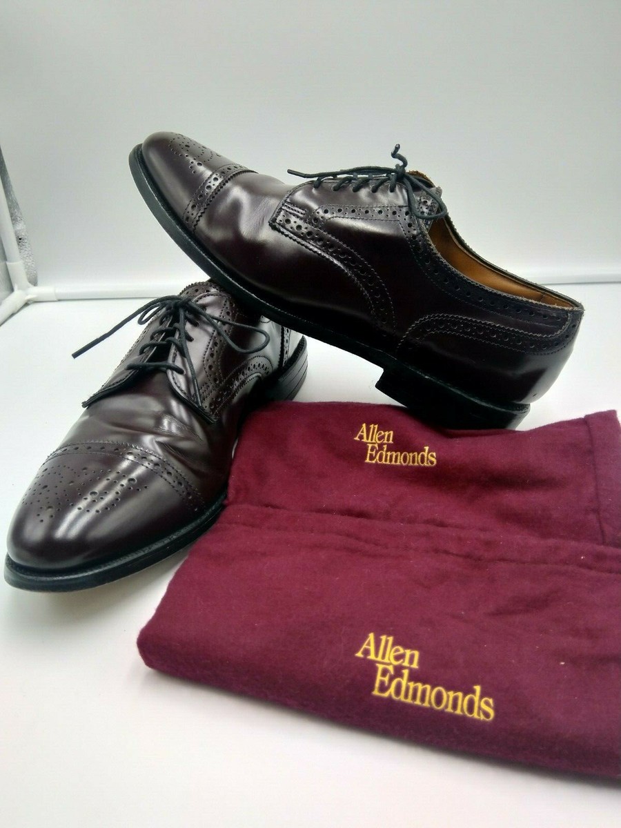 Allen Edmonds Sanford Burgundy Mens Dress Shoes Oxford 5237  display picture 1