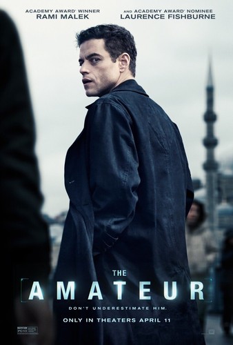 The Amateur 2025 Original Double-Sided Movie Poster Rami Malek 27x40