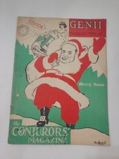 Vintage GENII Magic Magician Magazine December 1949
