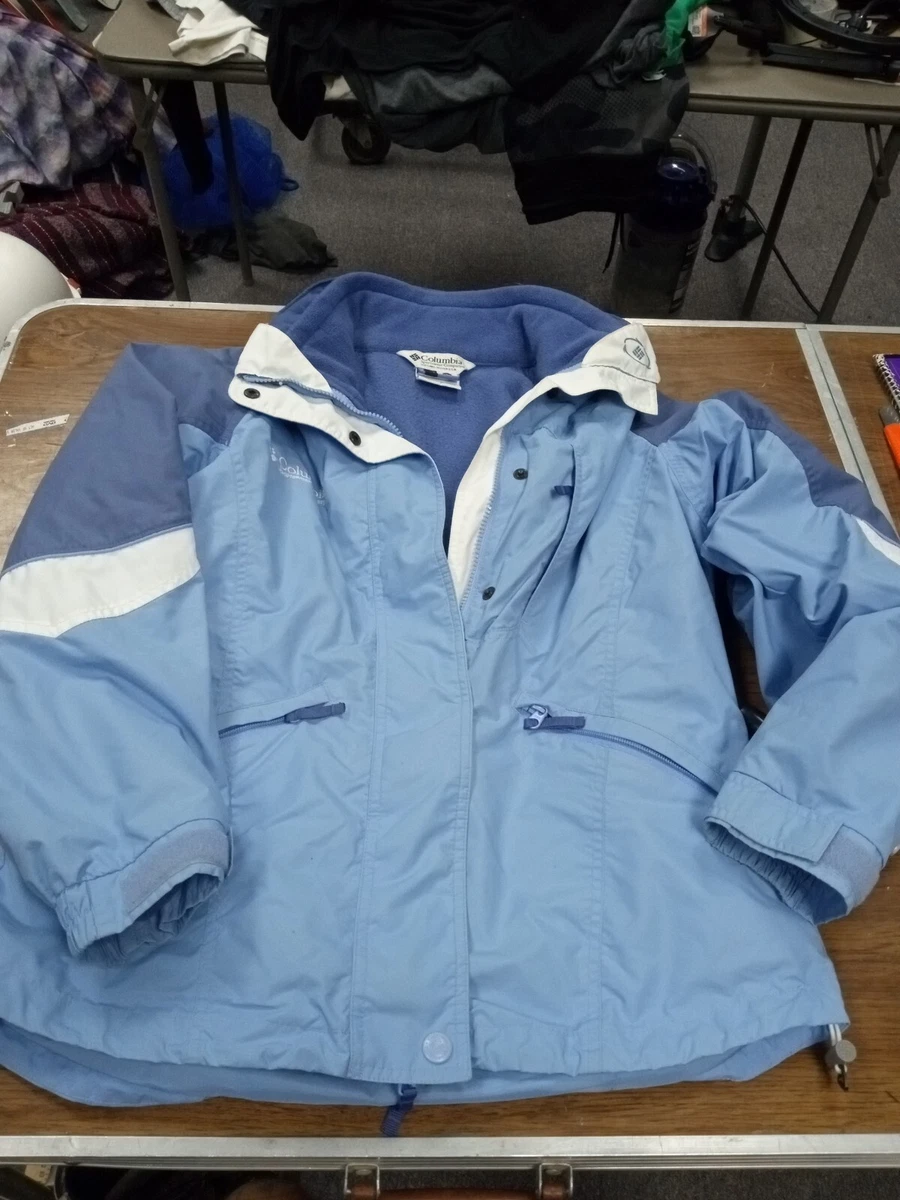 Columbia sportswear Co. jacket women small Grand Peak 2 Blu & White ski  jacket