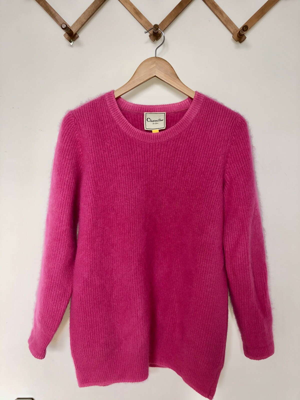 Pink Mohair Angora Fluffy Soft Sweater 