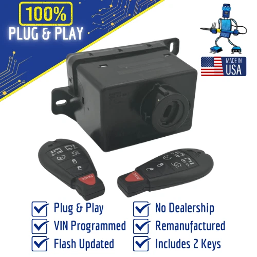 Módulo Volkswagen Routan WIN nodo de encendido inalámbrico - programado con teclas Foto 2 de 4