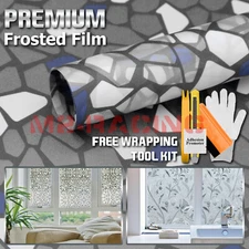 *36"x48" Frosted Film Glass Home Bathroom Window Security Privacy Sticker #5039b