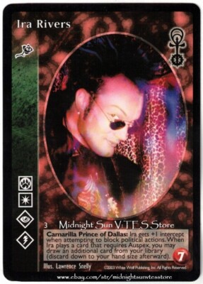 Ira Rivers Toreador Anarchs V:TES VTES Vampire CCG