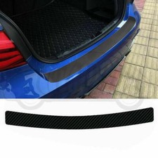 4D Carbon Fiber Look Door Sill Plate Scuff Rear Bumper Guard Protector Sticker