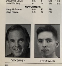 1994-95 SAN JOSE STATE STEVE NASH SPARTANS BASKETBALL MEDIA Guide Yearbook VTG 