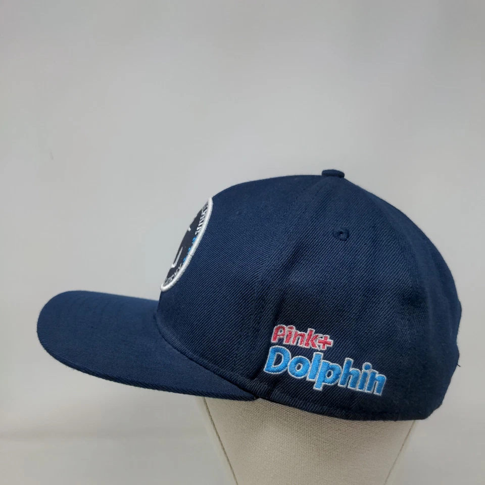 Rosa + Dolphin Ocean Academy Sombrero Deslizable Azul Talla Única Ajustable Bordado Foto 3 de 4