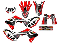 2021-2024 CRF 450 RL PODIUM Red Senge Graphics Kit Compatible with Honda