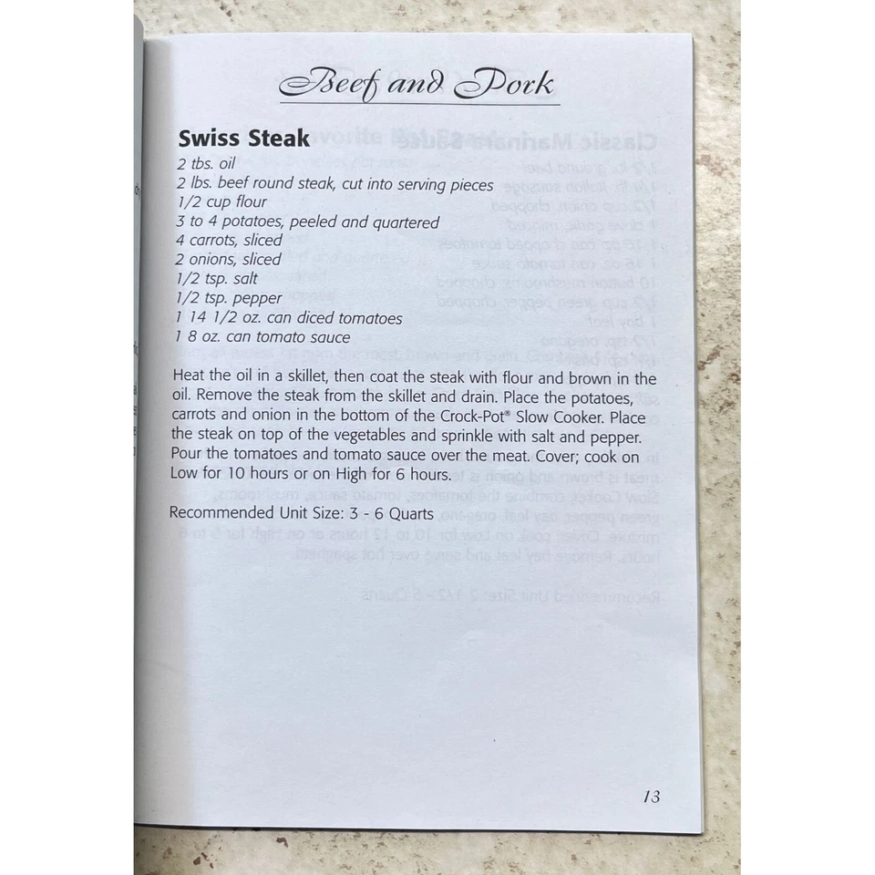 Crockpot Cookbook Slow Cooker Recipes Booklet 2008 Crock Pot - Image 4 of 4