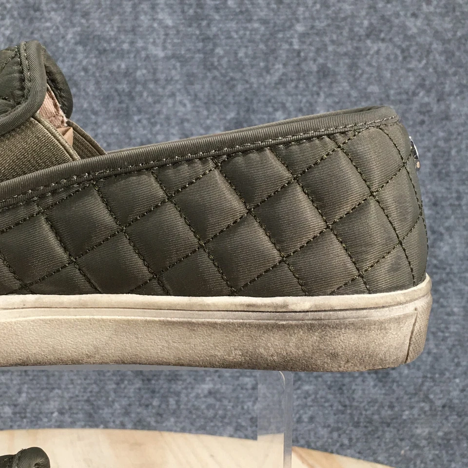 Mossimo Supply & Co Zapatos Mujer 7.5 Informales Sin Cordones Acolchado Mocasín Tela Verde Foto 4 de 4